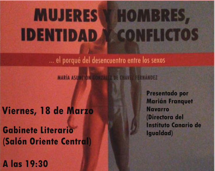 Presentación del libro "Mujeres y hombres, identidad y conflictos", de María Asunción González de Chávez Fernández
