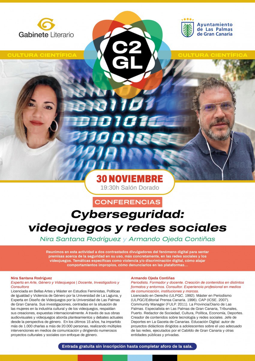 Conferencia: Cyberseguridad: videojuegos y redes sociales