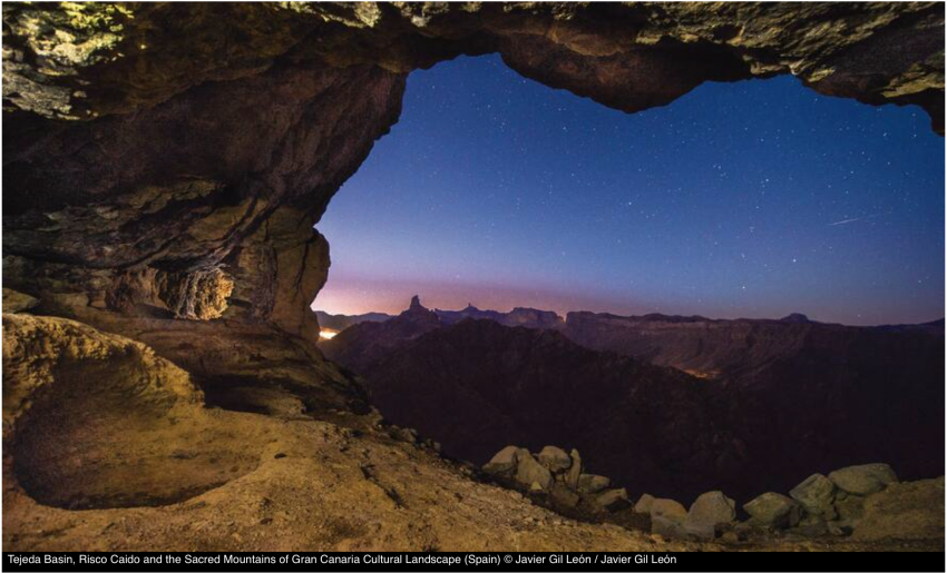 UNESCO felicita al mundo con la imagen de las montañas sagradas de Gran Canaria ¡FELIZ NAVIDAD!