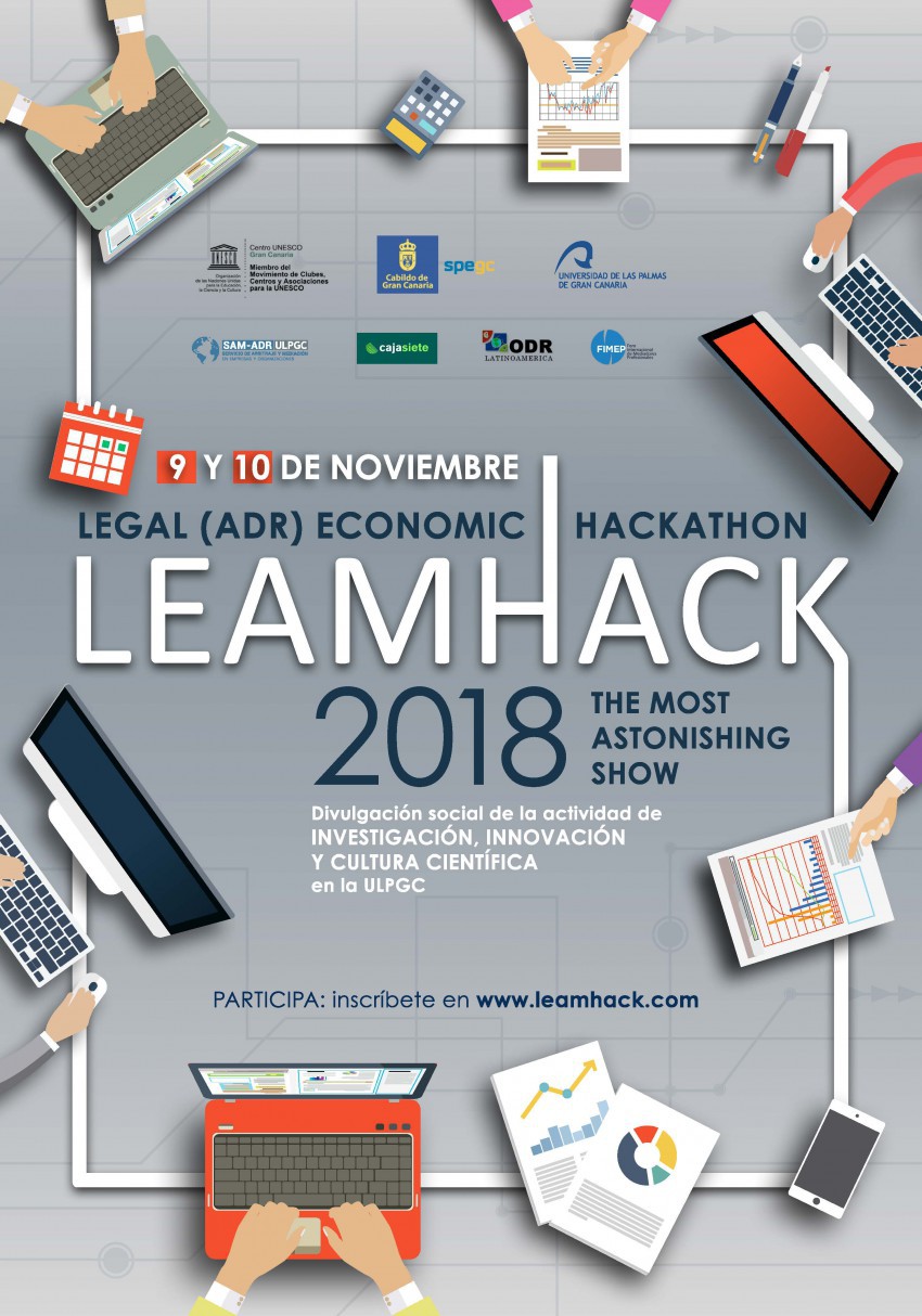 Apúntate al LEAMHACK 2018 y aporta soluciones innovadoras a los retos legales y económicos